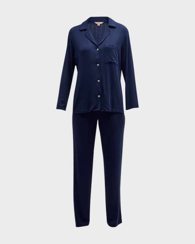 Gisele Ribbed Long Pajama Set