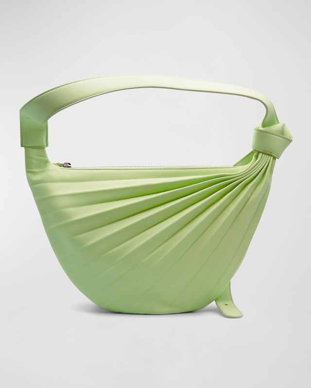 Chiaroscuro Pleated Hammock Sling Bag