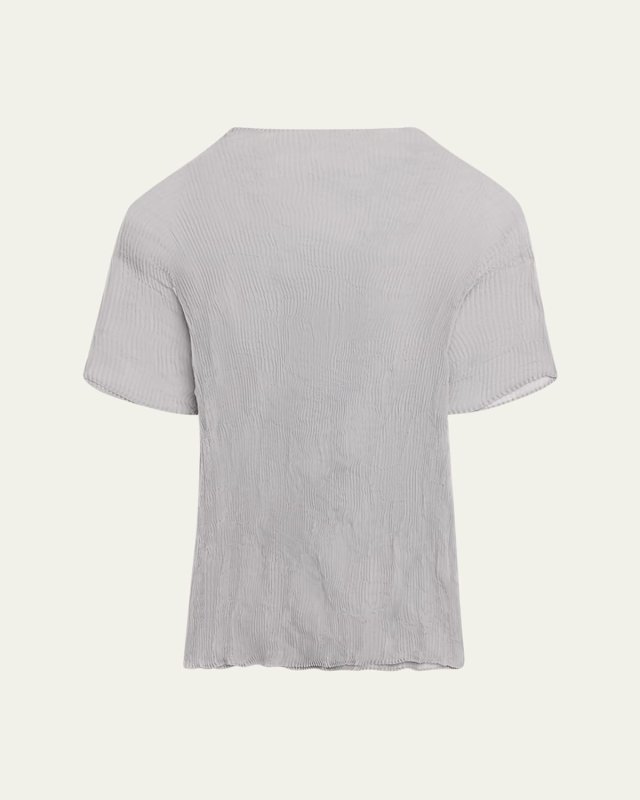 Chiffon Twist Short-Sleeve Top