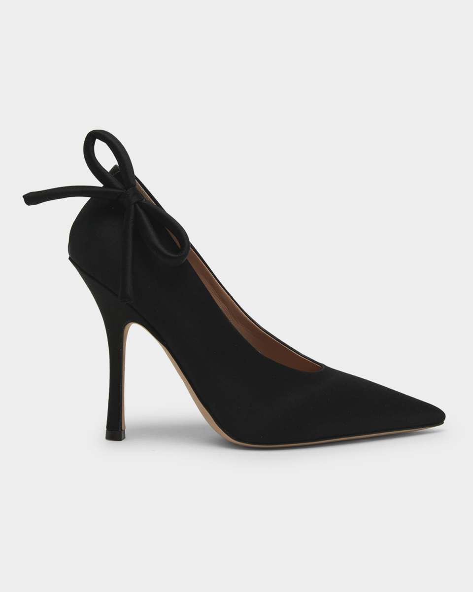 Nite-Out Silk Bow Pumps