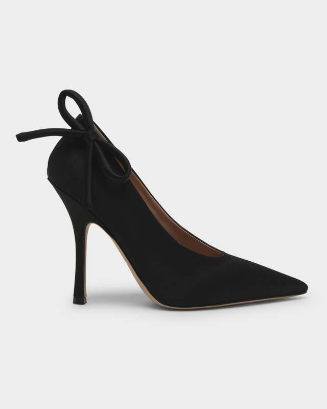 Nite-Out Silk Bow Pumps