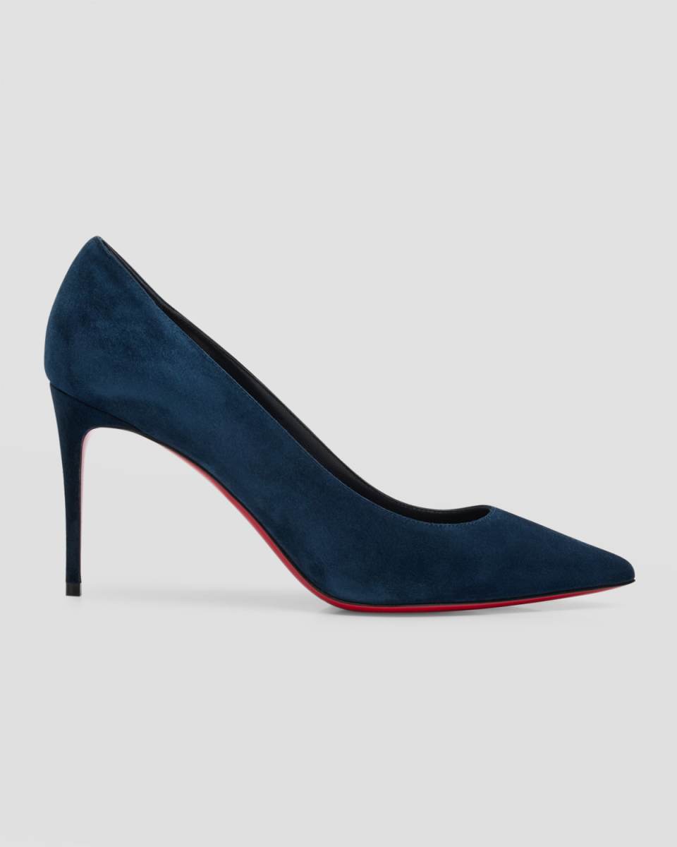 Kate Suede Red Sole Classic Pumps