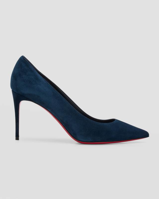 Kate Suede Red Sole Classic Pumps