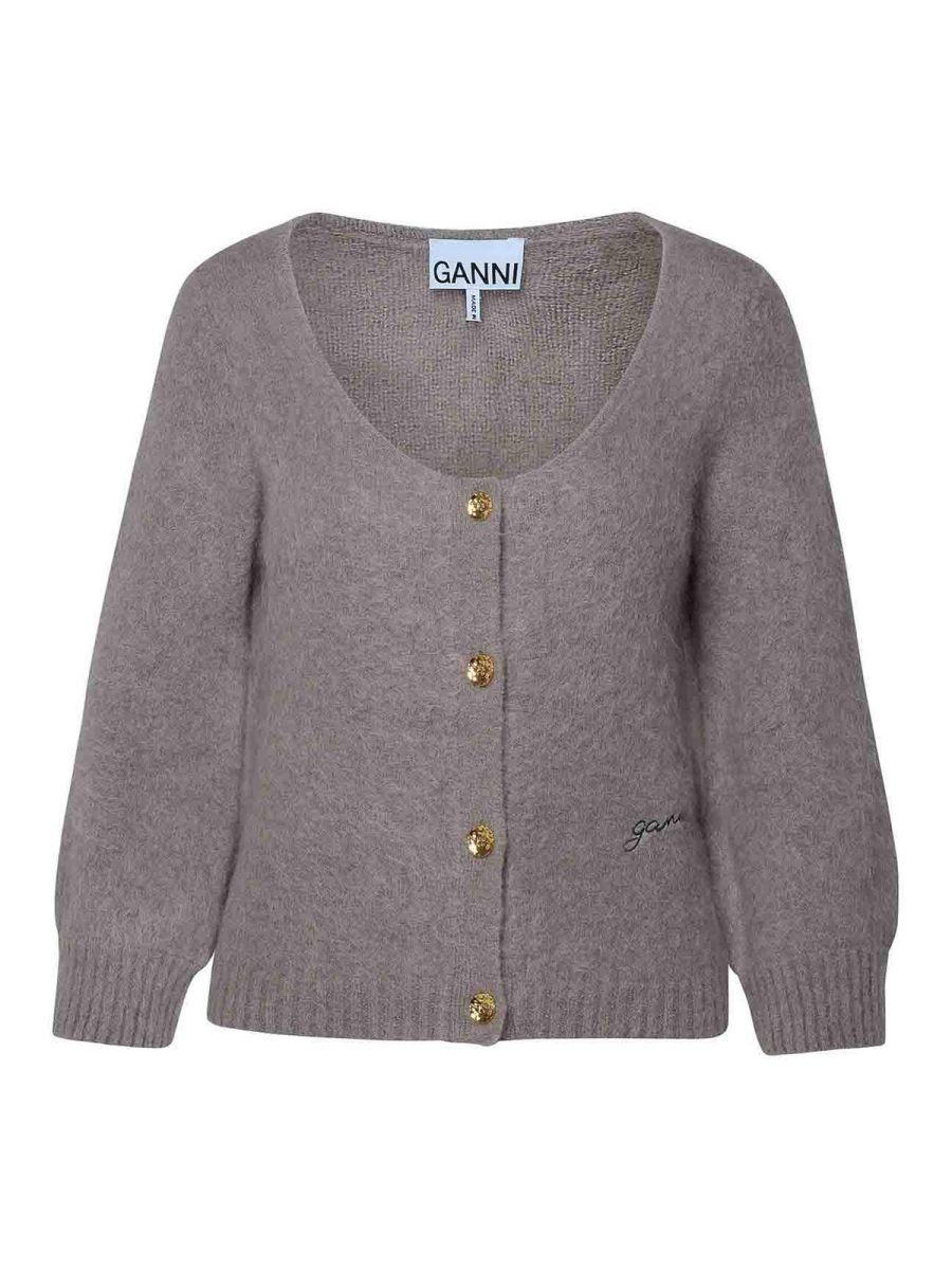 Ganni Cardigan - Beige