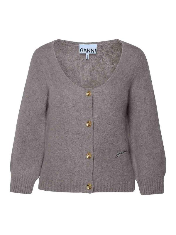 Ganni Cardigan - Beige