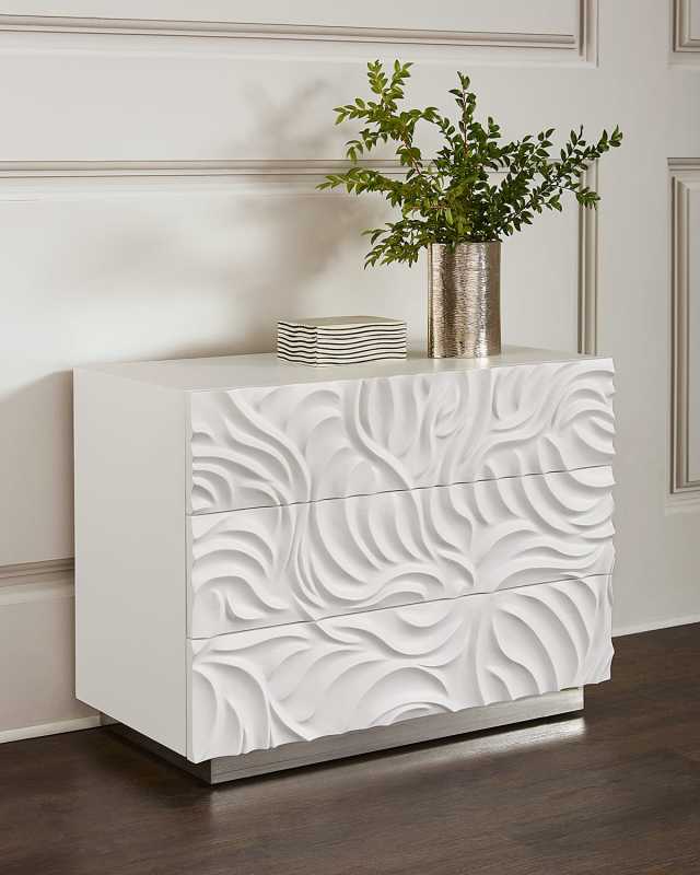 Alia 3-Drawer Nightstand