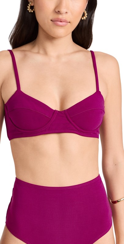 MARA HOFFMAN Lua Bikini Top Levante
