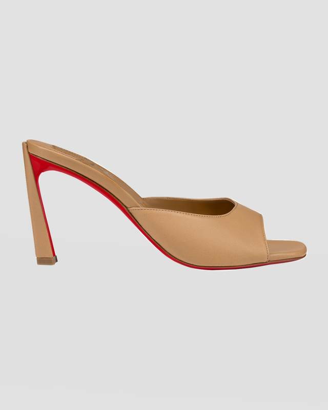 Condora Leather Red Sole Mule Sandals