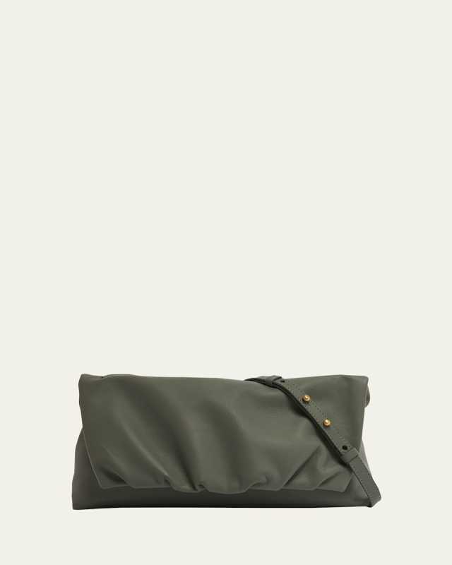Large Pillow Leather Shoulder Bag