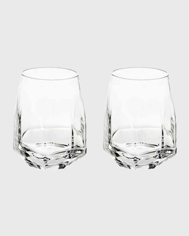 Gemstone Double Old-Fashioned Glasses, Set of 2