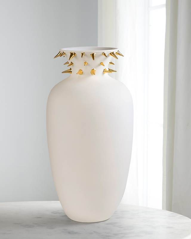 Extra-Large Fluted Vase