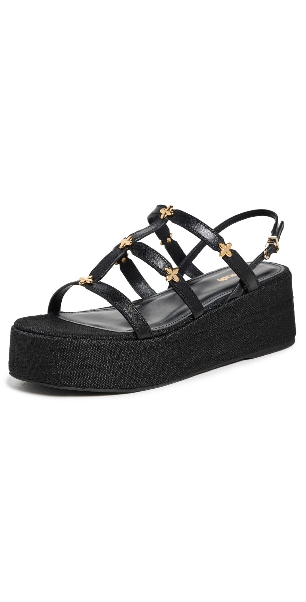 Larroudé Harmony Flatforms Black