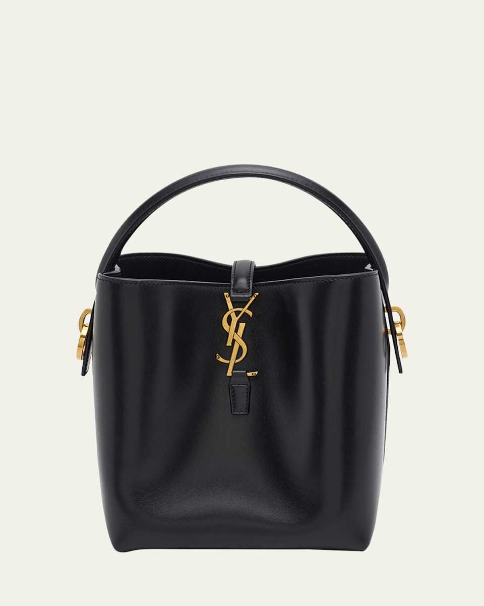 Le 37 Small YSL Bucket Bag in Spazzolato Leather