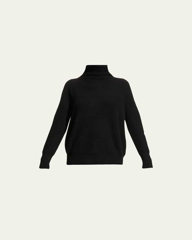 Boiled Cashmere Turtleneck Pullov