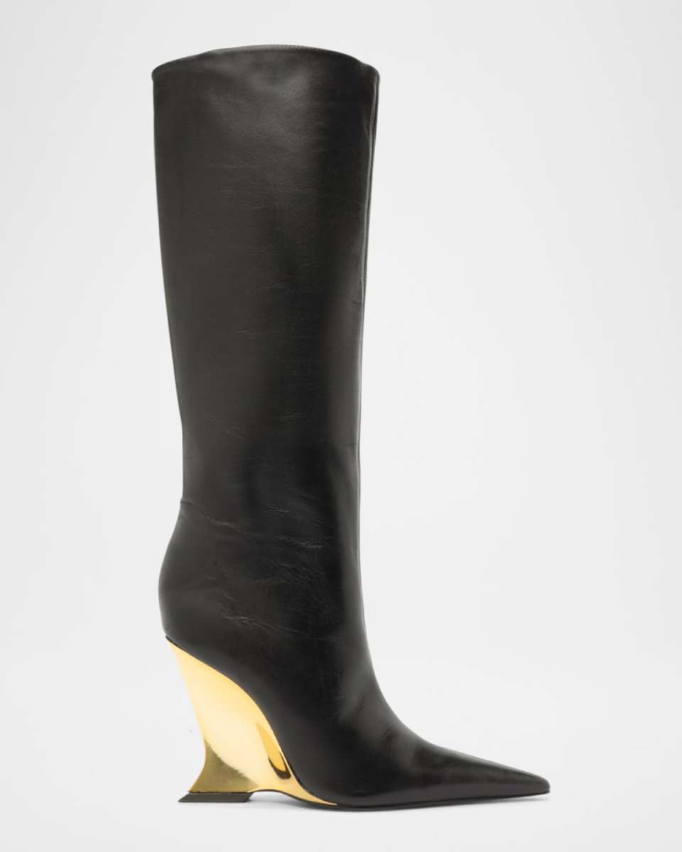 Siena Curved-Wedge Tall Boots