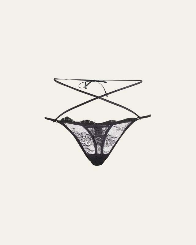 Jolie Strappy Lace Thong