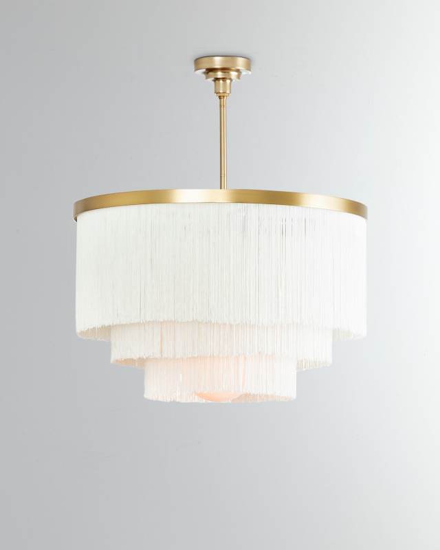 Cabaret Fringe Chandelier