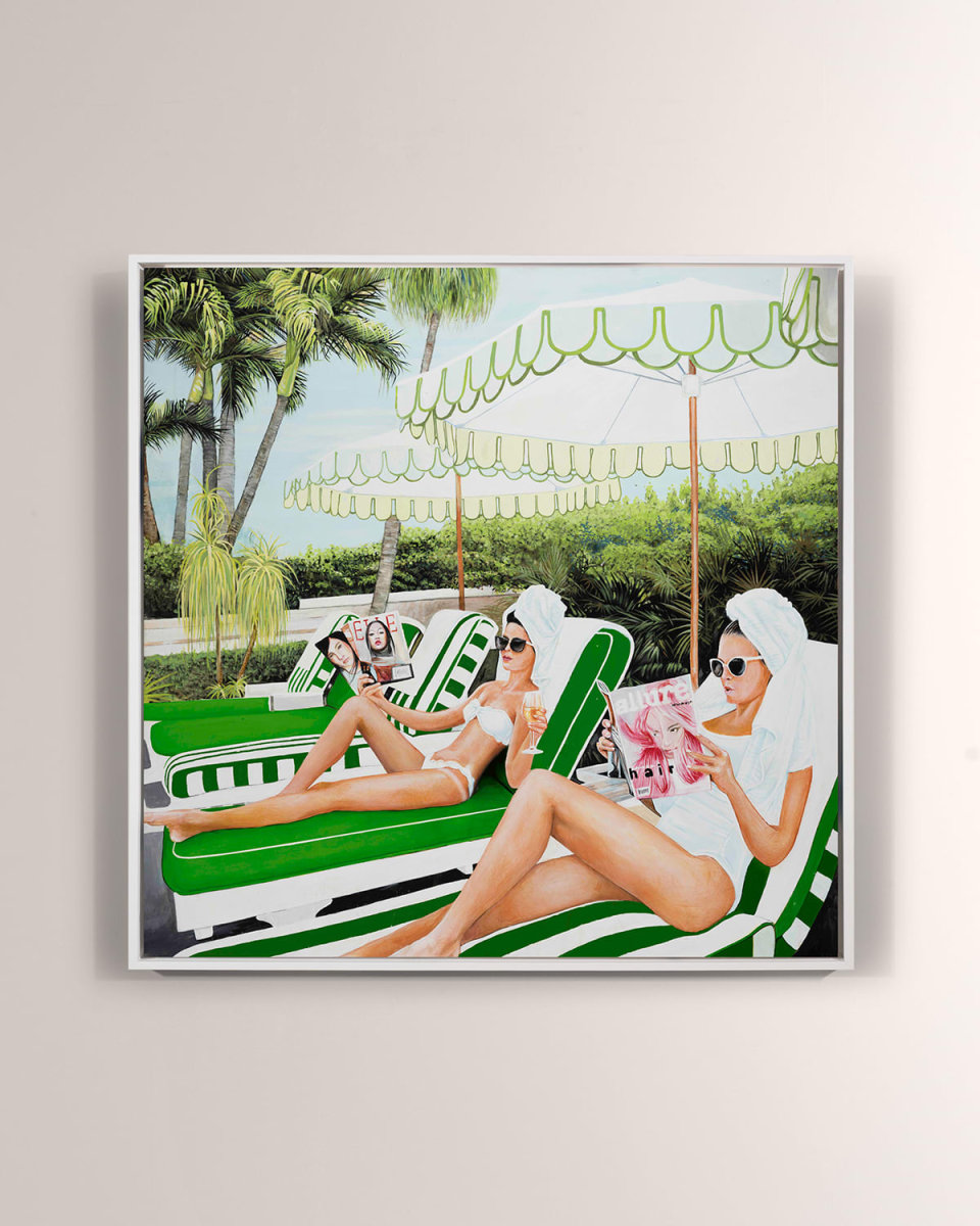 "The Colony Pool" Giclee