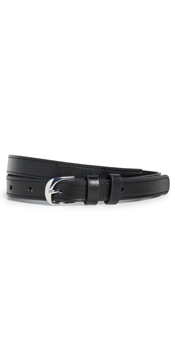 FRAME Petit Twist Buckle Belt Noir
