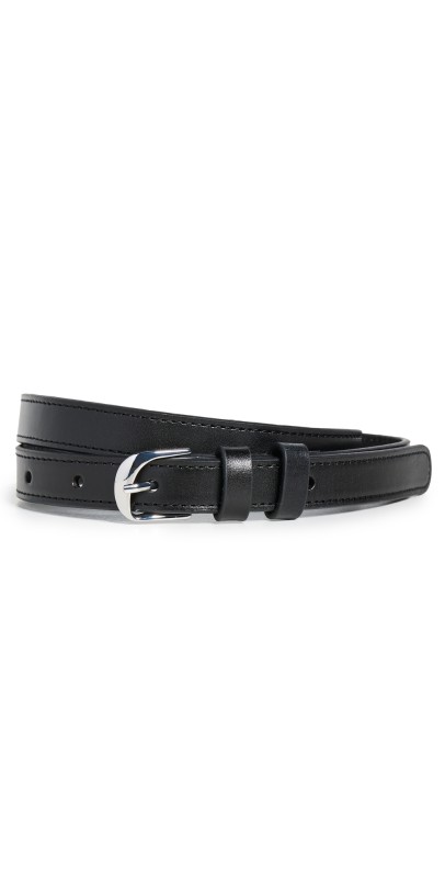 FRAME Petit Twist Buckle Belt Noir