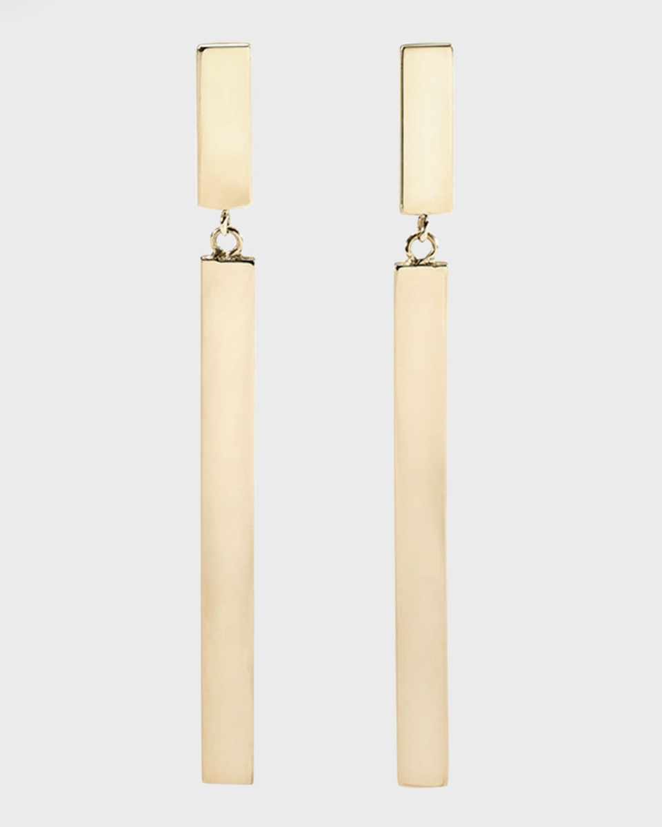 Dangle Linear Bar Earrings, 42mm