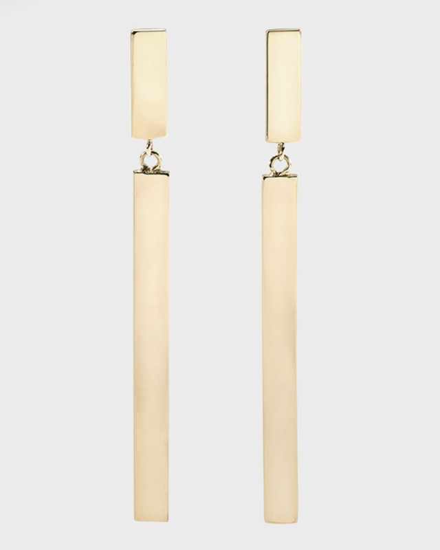 Dangle Linear Bar Earrings, 42mm
