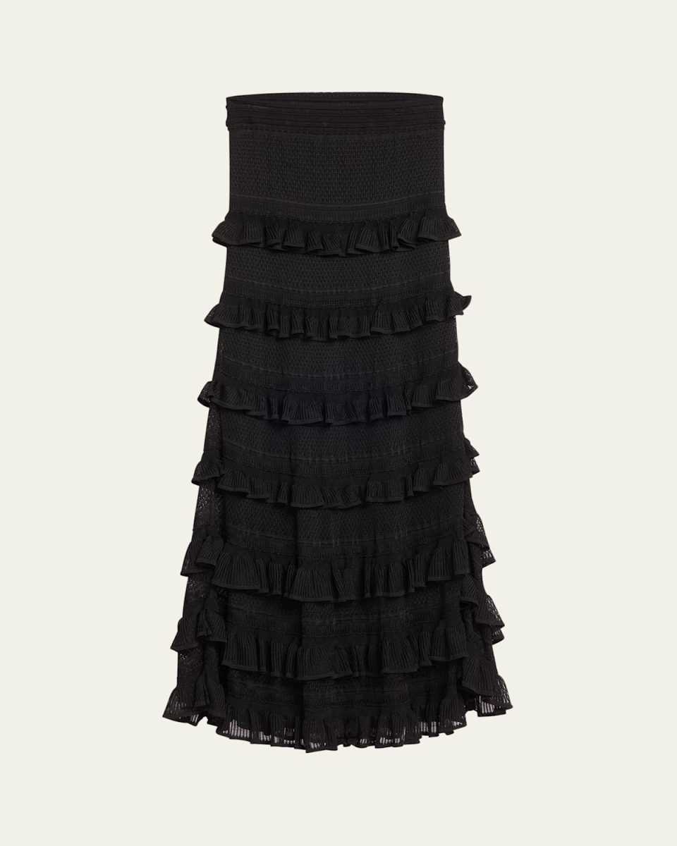 Illustration Frilled Skirt