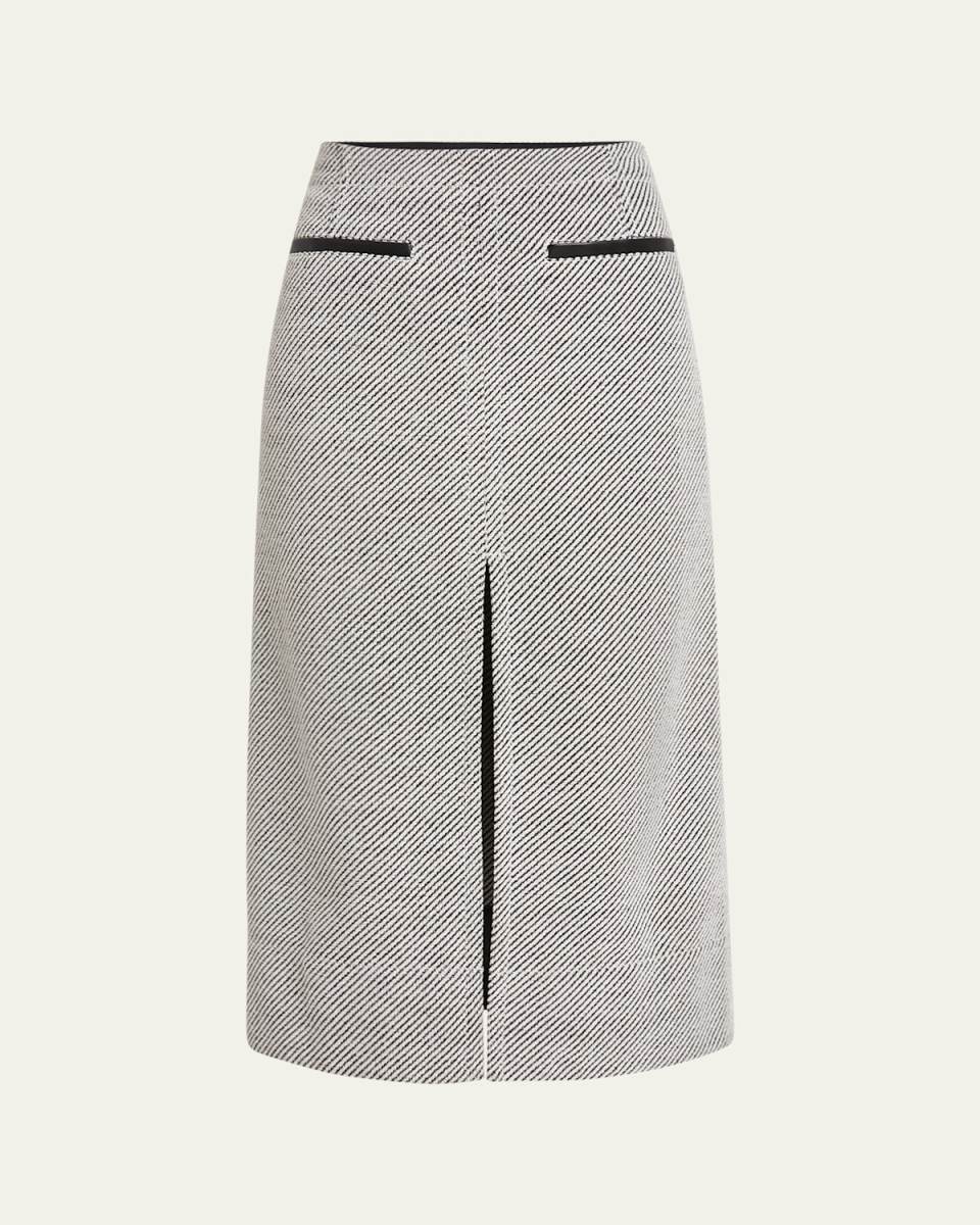 Kingsley Soft Twill Midi Skirt