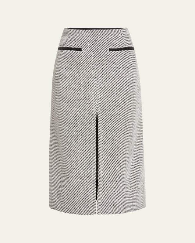 Kingsley Soft Twill Midi Skirt