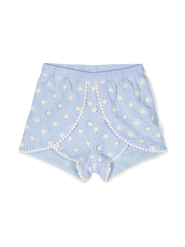 broderie-anglaise short