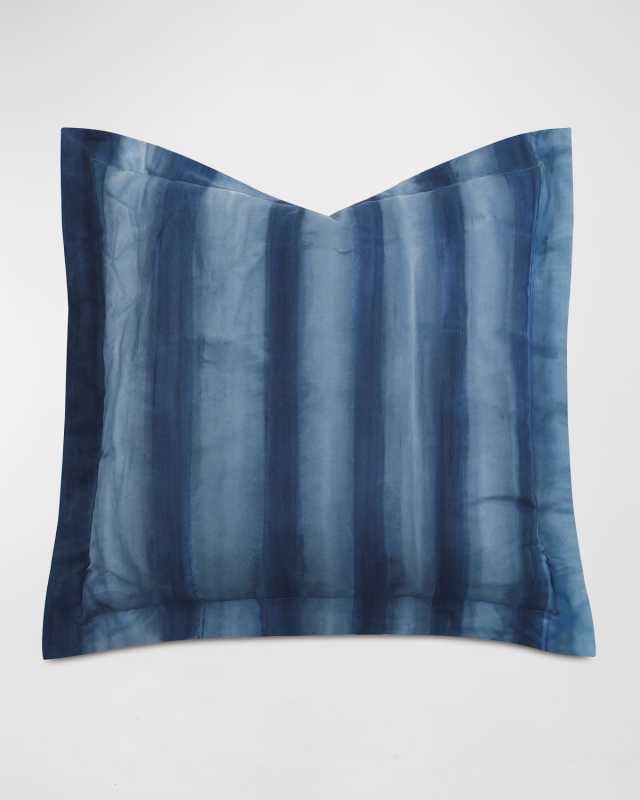 Mykonos Handpainted Decorative Pillow, 27"Sq.