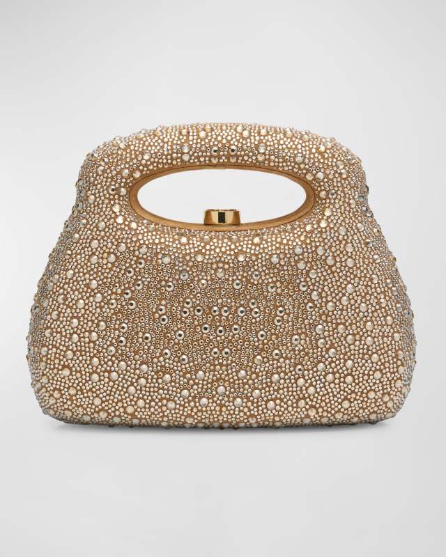 Mimi Crystal Top-Handle Bag
