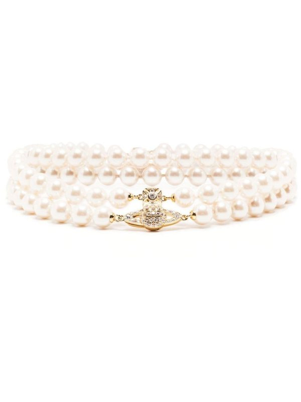 two-row choker necklace