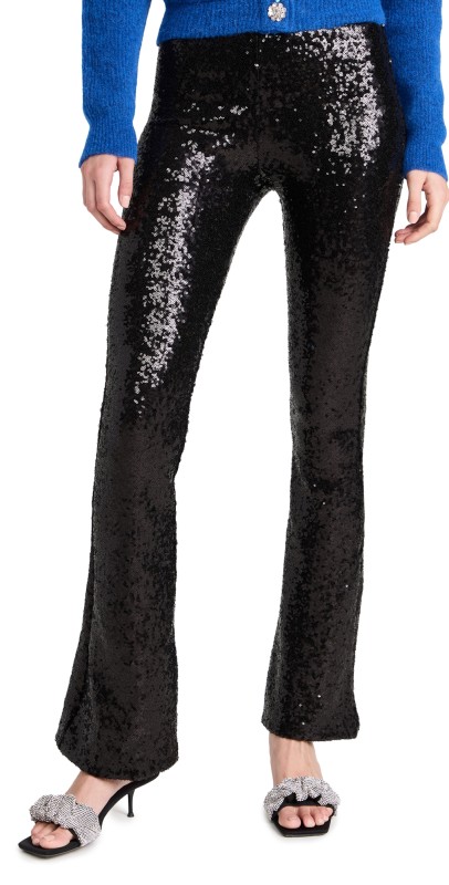 Commando Sequin Flare Leggings Black