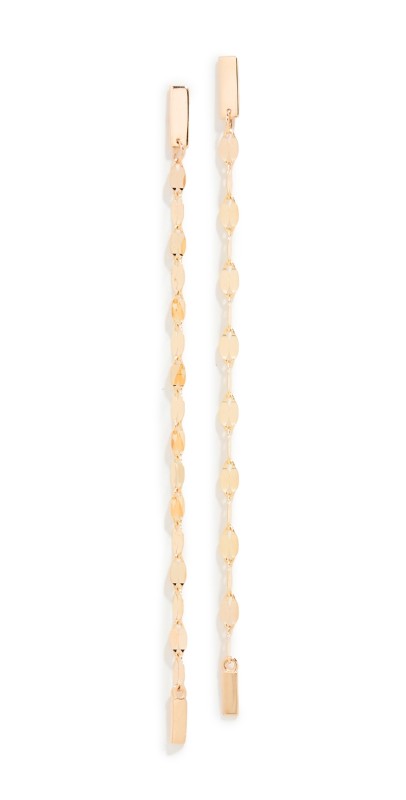 LANA 14k Small Linear Mega Gloss Blake Dusters Gold