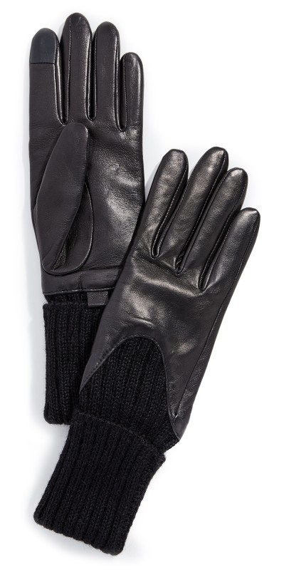 Agnelle Cecilia Gloves Black