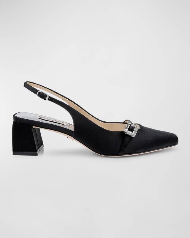 Buena Silk Slingback Pumps