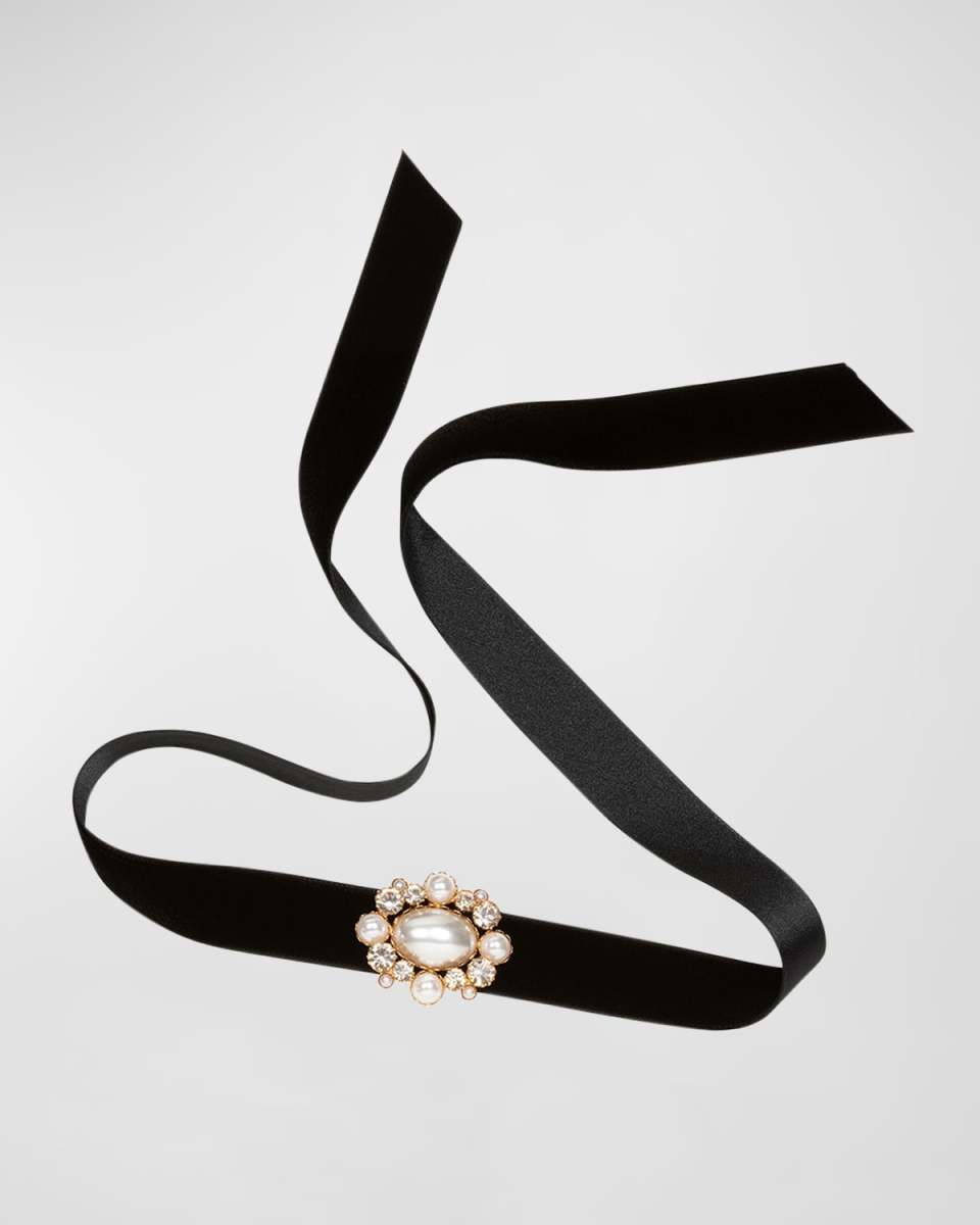 Beverly Ribbon Tie Choker