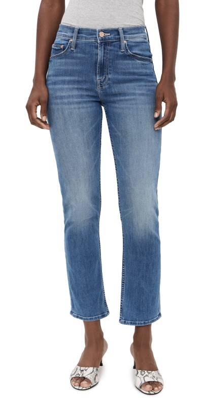 MOTHER The Mid Rise Rider Ankle Jeans Lhasa Love