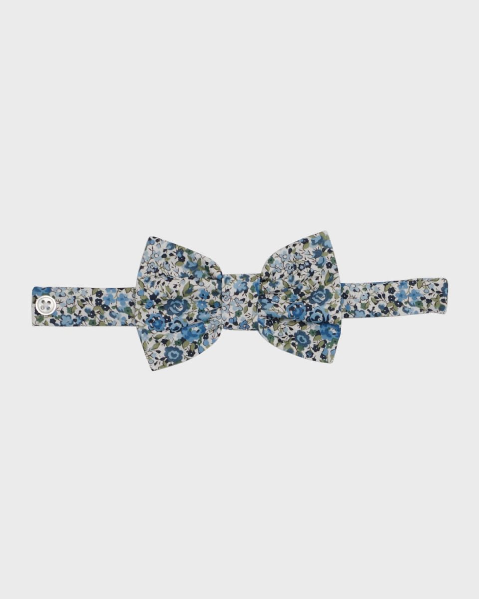 Boy's Floral-Print Bow Tie
