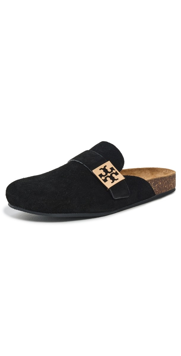 Tory Burch Mellow Mules Perfect Black/Gold