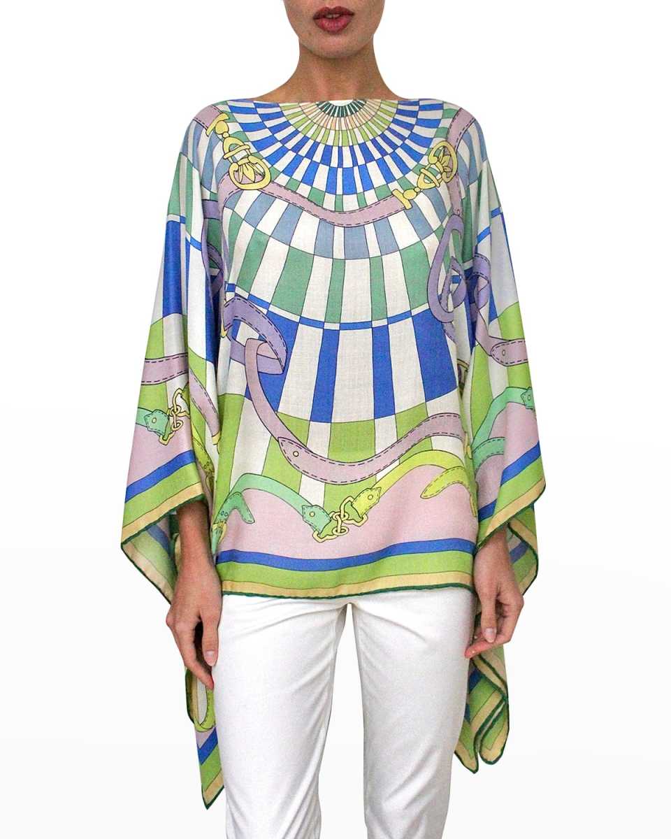 Printed Cashmere-Blend Scarf