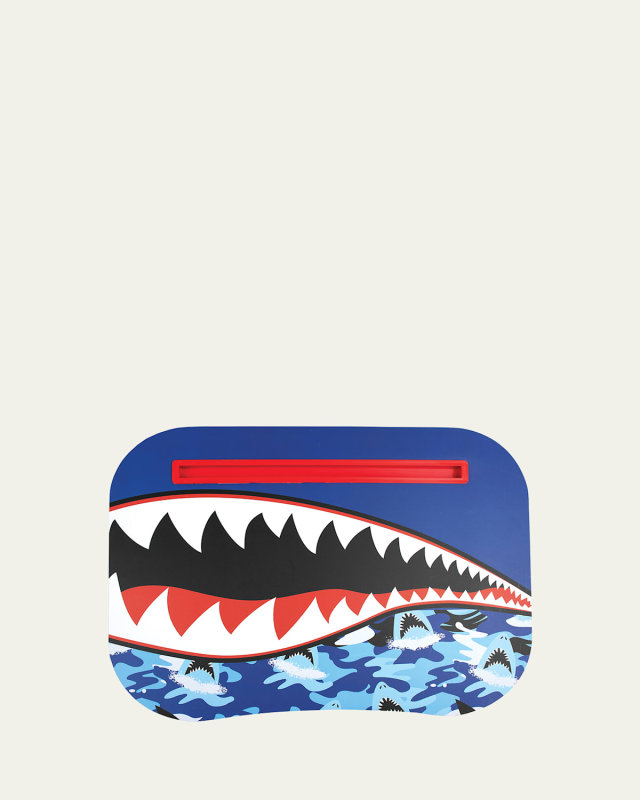 Kid's Shark-Print Lap Desk