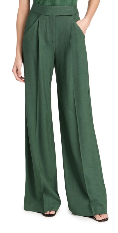 Veronica Beard Marbeau Pants Forest