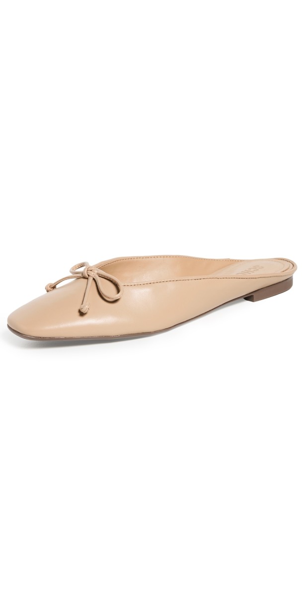 Schutz Lolita Ballet Mules Light Nude