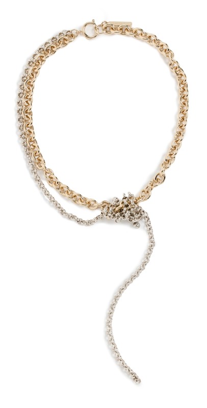 Justine Clenquet Demi Necklace Gold/Palladium