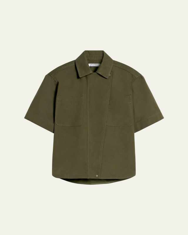 Mela Zip-Front Shirt