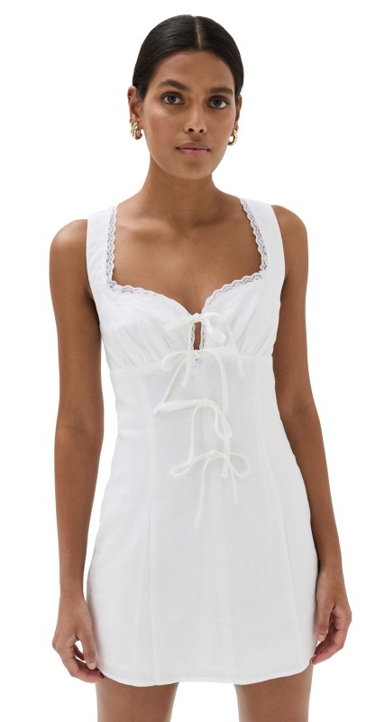 Reformation Reia Dress White