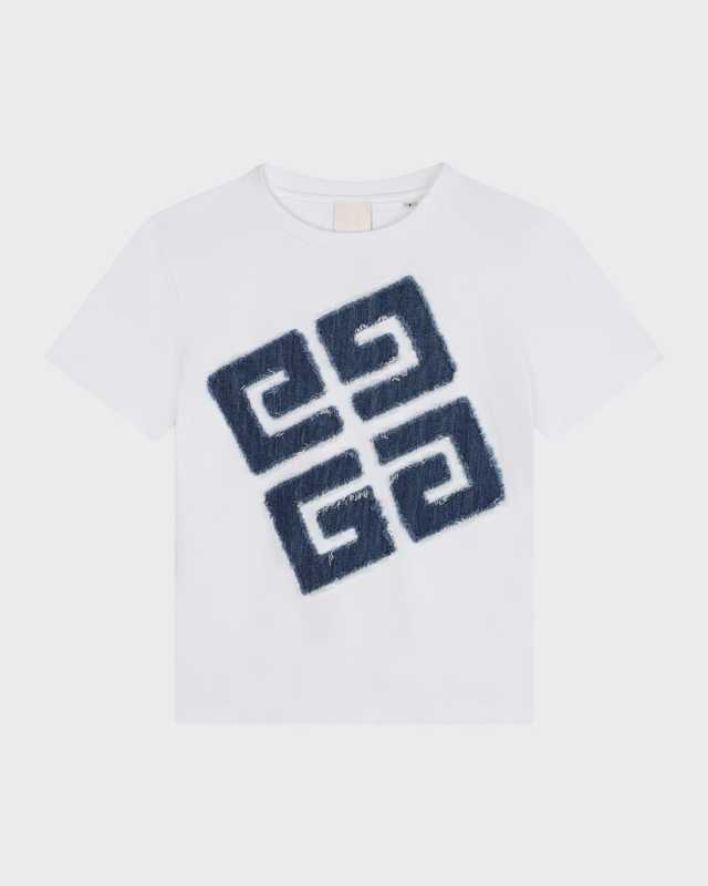 Boy's Denim Trim 4G Printed T-Shirt, Size 8-14