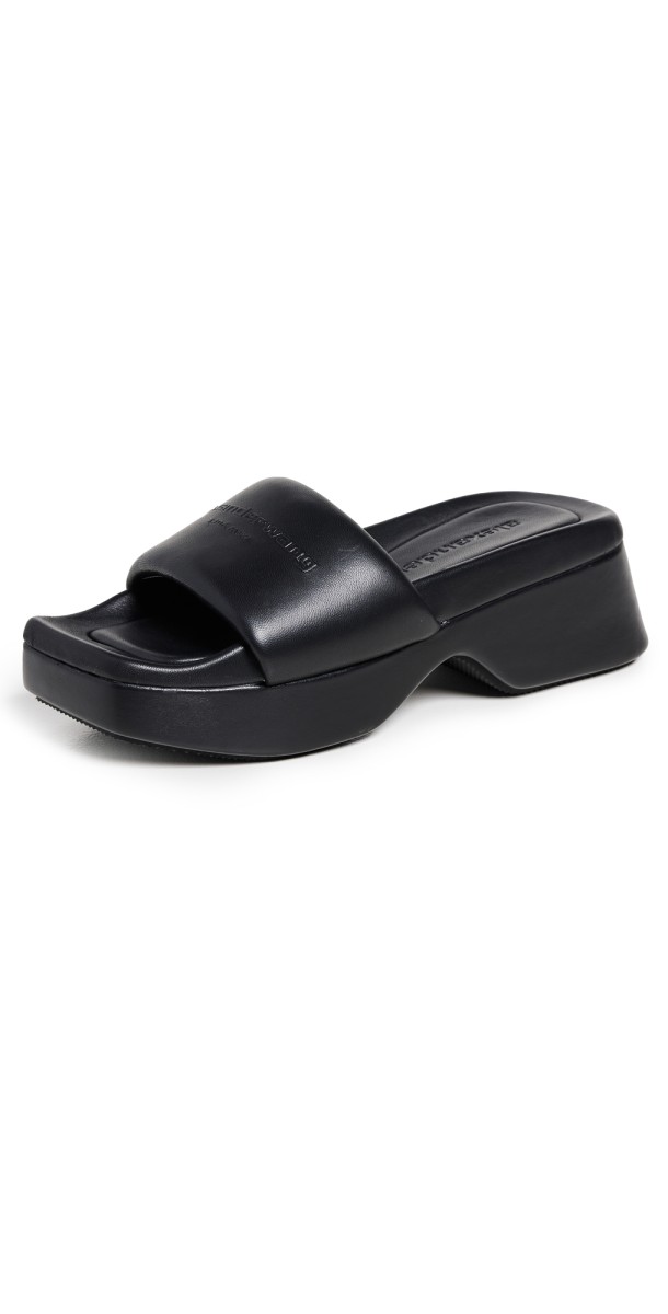 Alexander Wang Float Slides Black